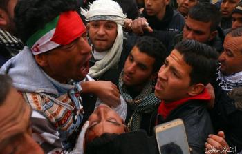 احد مصابي مسيرات العودة في غزة