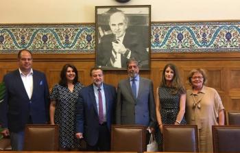 السفير طوباسي يبحث مع مسؤولين يونانيين