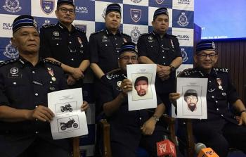 مؤتمر صحفي للشرطة الماليزية