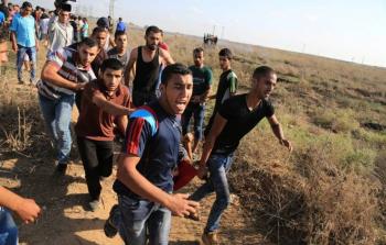 إصابة فتى على حدود غزة