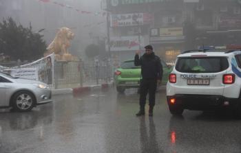 شرطة رام الله تدعو المواطنين لتوخي الحذر خلال المنخفض الجوي 