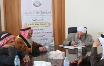 الشيخ ياسين الأسطل يتسلم مهام عمله