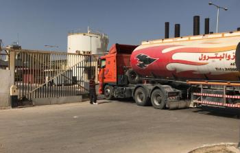 شاحنة وقود بغزة