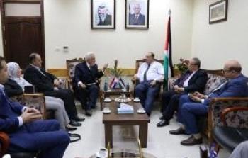 اجتماع ابو مويس مع السفير الكرواتي