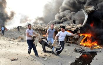 انفجار في العراق -ارشيف-