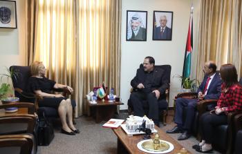 صيدم يستقبل سفيرة فلسطين الجديدة لدى النرويج