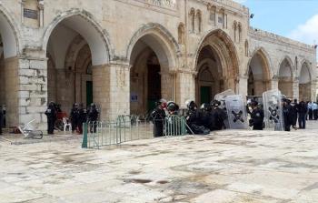 انتهاكات الاحتلال في المسجد الأقصى بمدينة القدس