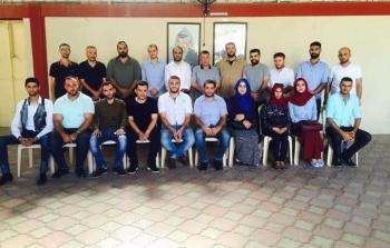 الشبيبة تجتمع مع عضو مركزية فتح أبو ماهر حلس في غزة