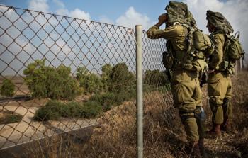 جنود إسرائيليون على حدود غزة -ارشيف-