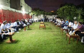 جمعية رجال الاعمال الفلسطينيين بغزة تستقبل اعضائها للتهنئة بالعيد