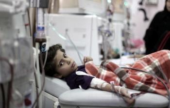طفلة في احدى مستشفيات غزة - أرشيف -