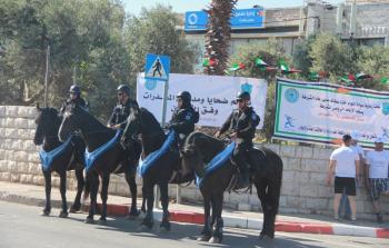 الشرطة تنظم سباق فلسطين بلا مخدرات في رام الله اليوم