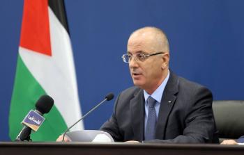 رامي الحمد الله رئيس الوزراء  الفلسطيني