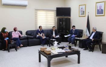 محافظ قلقيلية يلتقي وفدا من مؤسسة ريفورم