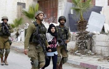 اعتقال فتيات فلسطينيات