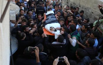 جنازة أحد شهداء خانيونس
