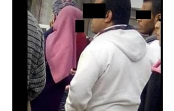 شاب يتحرش بفتاة أمام جامعة المنصورة