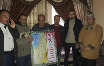 خلال زيارة عوائل الشهداء