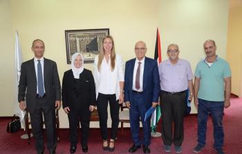 القنصل الايطالي في زيارة للمجلس التشريعي الفلسطيني