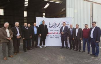 الوزير غنيم يزور شركة السكسك 