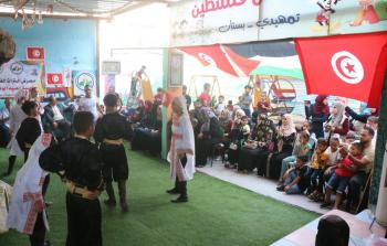 الاحتفال بعيد المرأة التونسية في غزة