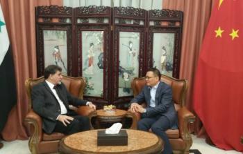 السفير الفلسطيني ونظيره الصيني في دمشق