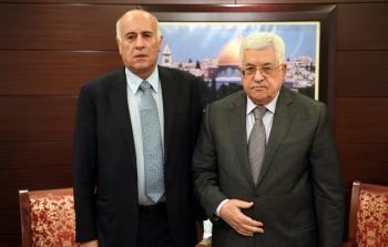 الرئيس محمود عباس وجبريل الرجوب