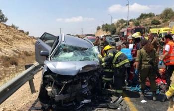 عدد من الإصابات أثر حادث طرق وقع قرب القدس