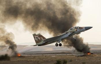 الطيران الحربي الاسرائيلي يقصف مدينة حلب