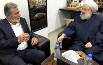 لقاء زياد النخالة مع الشيخ ماهر حمود