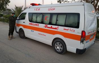 سيارة إسعاف فلسطينية في غزة