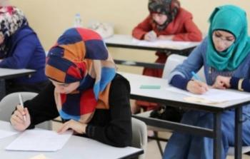 متقدمات لامتحان التوظيف في فلسطين - ارشيفية