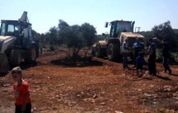 الاحتلال يمنع استصلاح أراضٍ زراعية جنوب نابلس