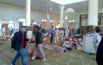 الهجوم الذي استهدف مسجد الروضة أمس الجمعة