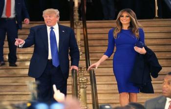  ميلانيا ترامب زوجة الرئيس الامريكي دونالد ترامب