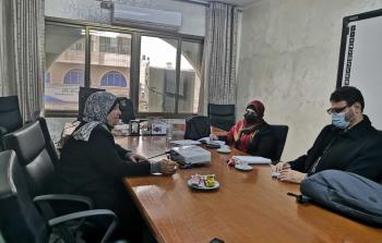 لقاء وزارة العمل مع جمعية الخريجات في غزة 