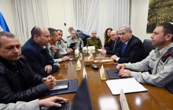 اجتماع نتنياهو وبينت في وزارة الأمن الإسرائيلية