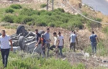 من مكان الحادث في جنين