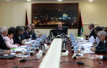 اجتماع مجلس الوزراء الفلسطيني