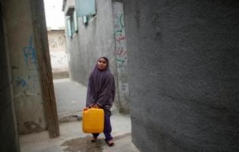 أزمة نقص المياه في غزة