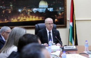 رئيس الوزراء رامي الحمد الله، خلال اجتماع مجلس الوزراء في جلسته رقم (117)