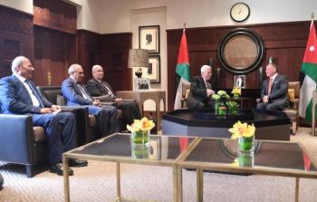 لقاء الرئيس عباس بنظيره الاردني