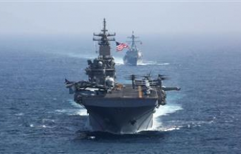 إيران تراقب تحركات السفن الأمريكية في الخليج