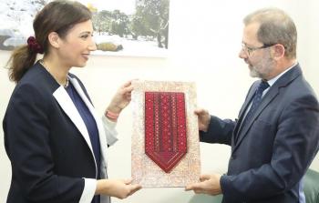 رئيس الإحصاء البلغاري تزور مقر الإحصاء الفلسطيني بر ام الله