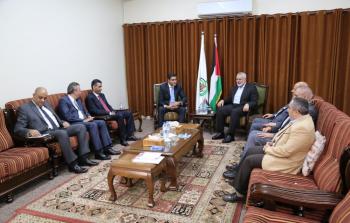 لقاء قيادة حماس مع الوفد الأمني المصري