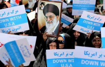 Jظاهرة إيرانية تندد بالسياسات الأميركية / أرشيفية