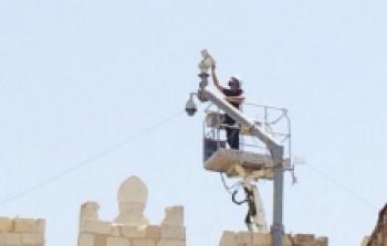 الاحتلال يشرع بتركيب كاميرات أعلى سور القدس التاريخي