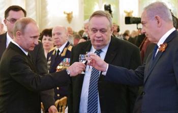 رئيس الوزراء الإسرائيلي بنيامين نتنياهو والرئيس الروسي فلاديمير بوتين