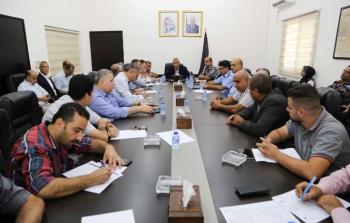 اجتماع لجنة الطوارئ في محافظة قلقيلية
