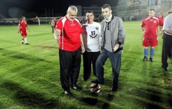 جانب من لقاء الوفاء للمدرب عبد الهادي